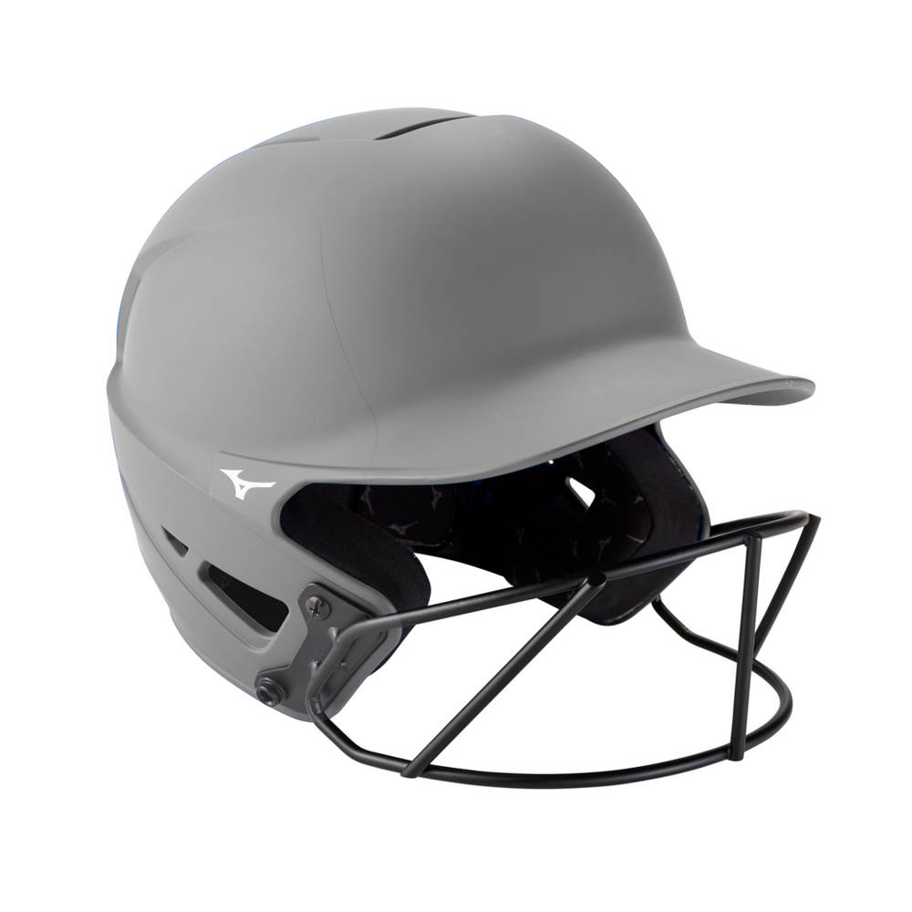 Mizuno Women's F6 Fastpitch Softball Batting Helmet Grey (380395-ARN)